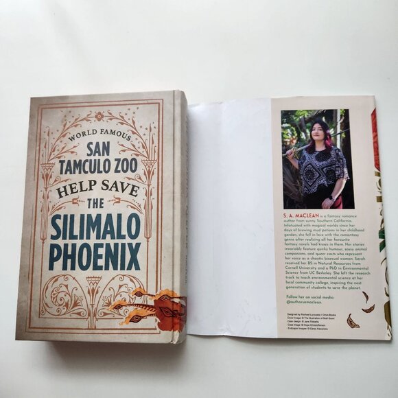 * SIGNED * Illumicrate The Phoenix Keeper By J.A. Maclean Hardcover Book - Picture 15 of 16